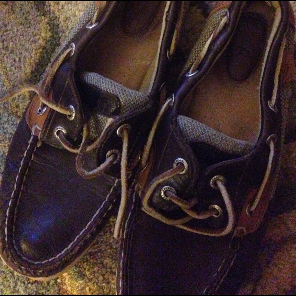 Nice leather women's Sperry loafers