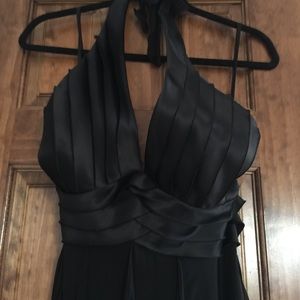 Bcbg long black Evening /prom dress.size 8