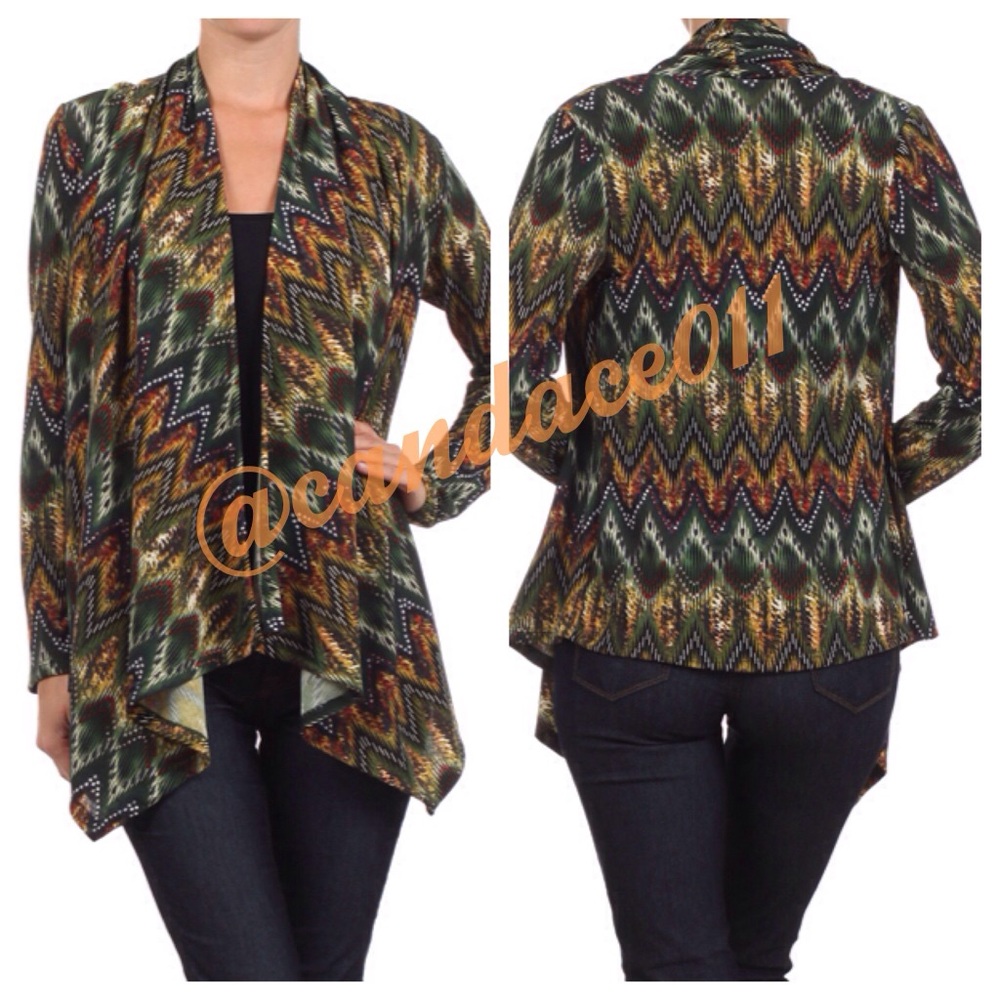 ⭐️SALE!⭐️ Multi-Color Chevron Cardigan