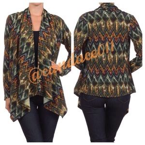 ⭐️SALE!⭐️ Multi-Color Chevron Cardigan