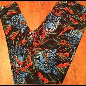 LuLaRoe TC BLUE CHEETAH leggings