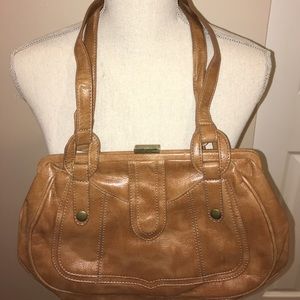 Forever 21 Tan Brown Clutch Shoulder Bag