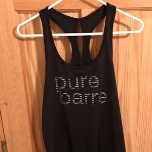 Pure Barre Maci Tank, Black, Medium