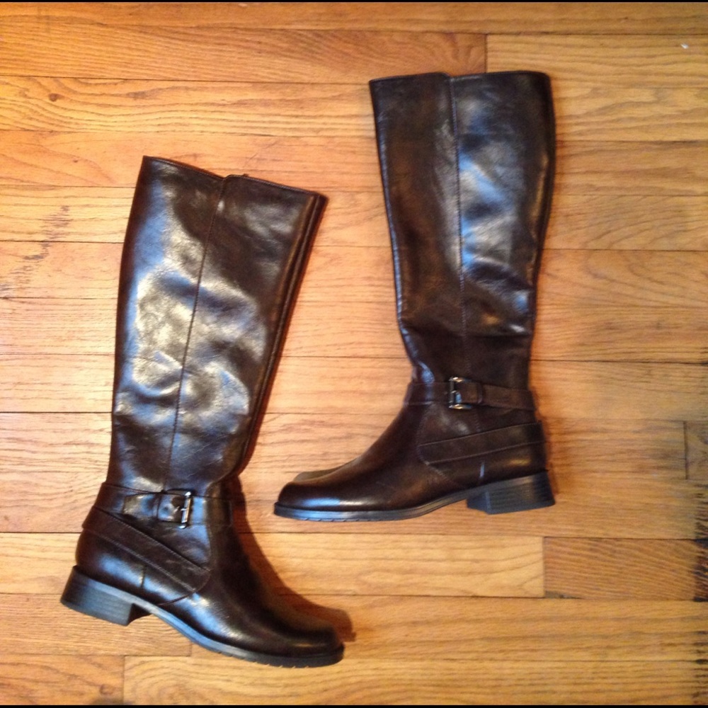 New! Aerosols Brown Boots Sz 8