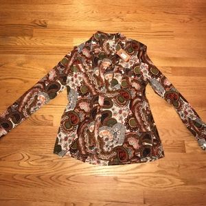 Creative lucky brand blouse