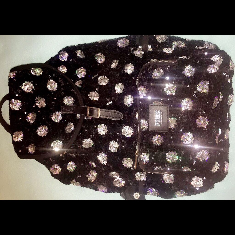 VS Pink Sequence Backpack