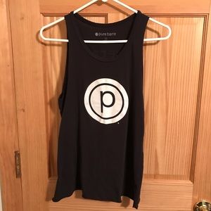 Pure Barre Sharkbite Tank, Black, XS
