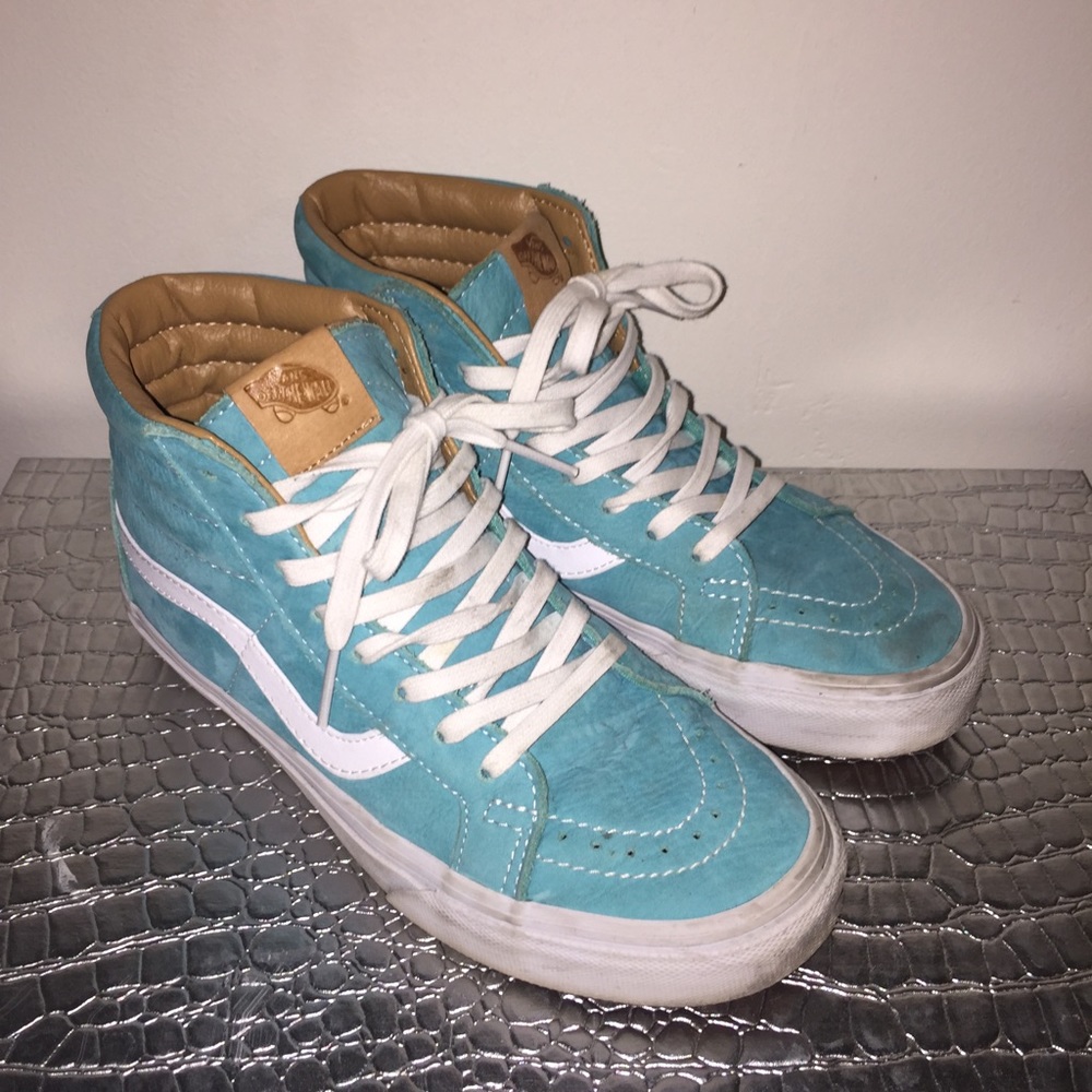 SOLD Authentic teal Sk8 Hi Vans