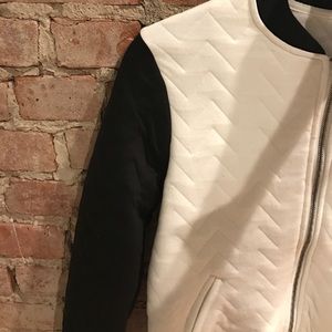 Quilted Bomber Jacket