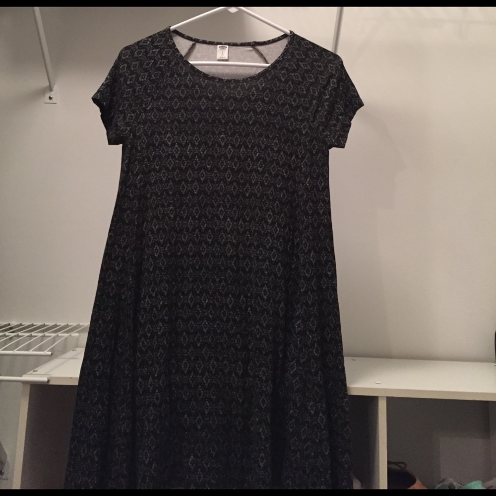 Patterned Shirt Dress