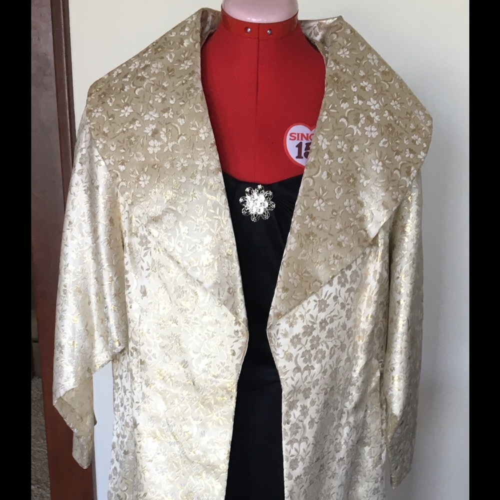 vintage Gold satin jacket