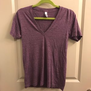American Apparel Deep V "The Track Shirt" Size XS