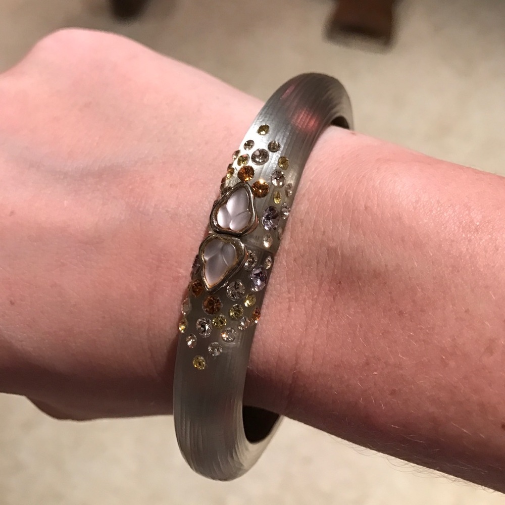 Alexis Bittar jeweled hinge bracelet