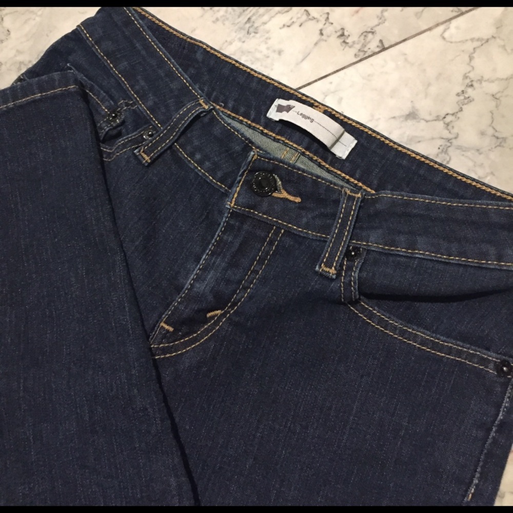 Levi's Legging Jeans, dark blue. Size 9, run small