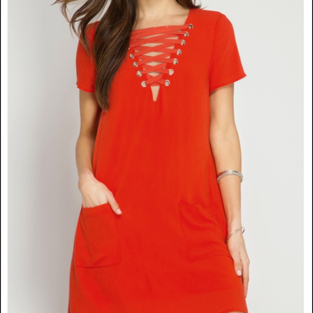Last one! Lace Up Dress
