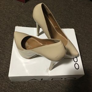 ALDO Nude Corelli Platform Heels