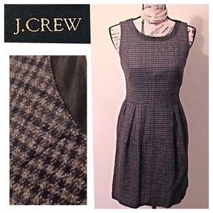J. Crew Wool Plaid Dress