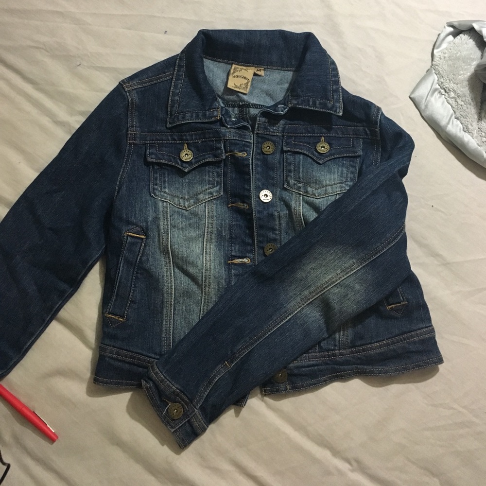 Denim mod-torso jacket