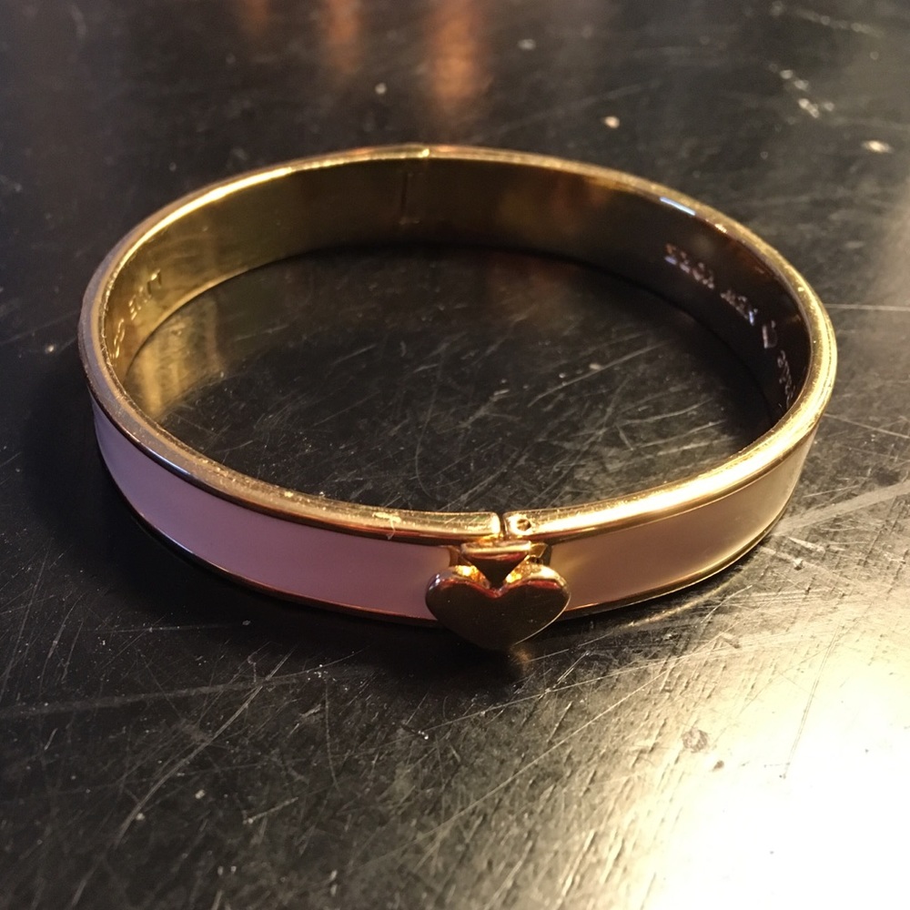 Kate Spade ivory enamel bangle bracelet