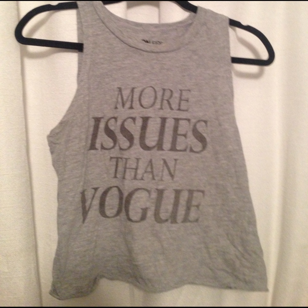 More issues than vogue top