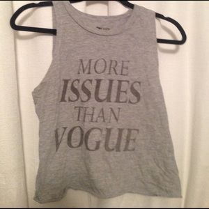 More issues than vogue top