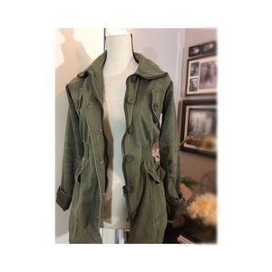 Military Style Oliver Green Cargo Jacket