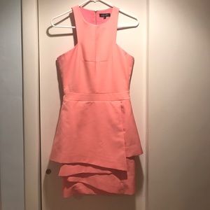 Revolve Elliatt Origami Dress in Coral.
