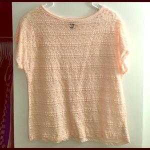 Forever 21 lace front shirt