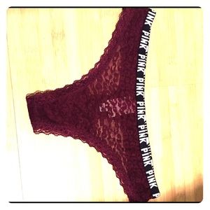Cheetah lace Victoria's Secret thong