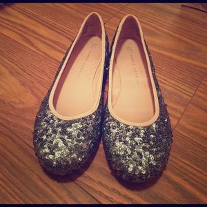 Lauren Conrad sequin flats