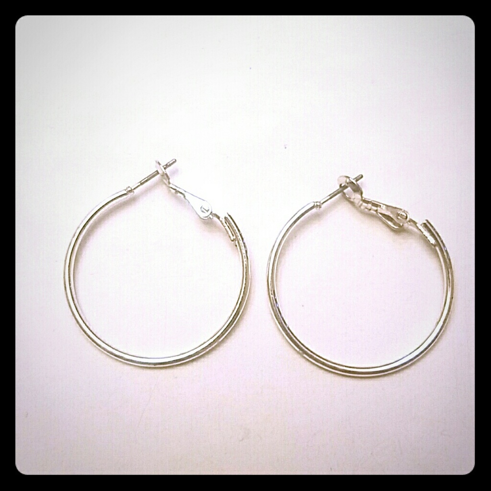 Silver Hoop earrings