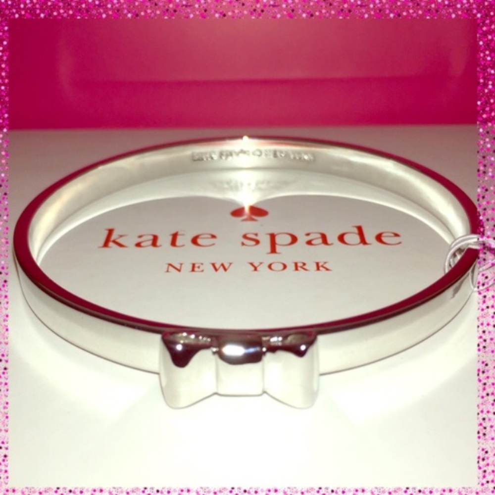 Kate Spade Bow Bracelet in Silver
