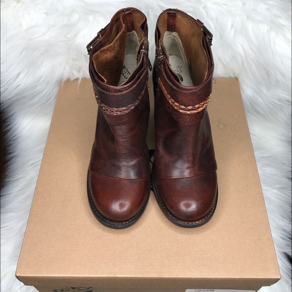 NEW: FREEBIRD BY STEVEN "LION" Leather Ankle Boot - Picture 4 of 5