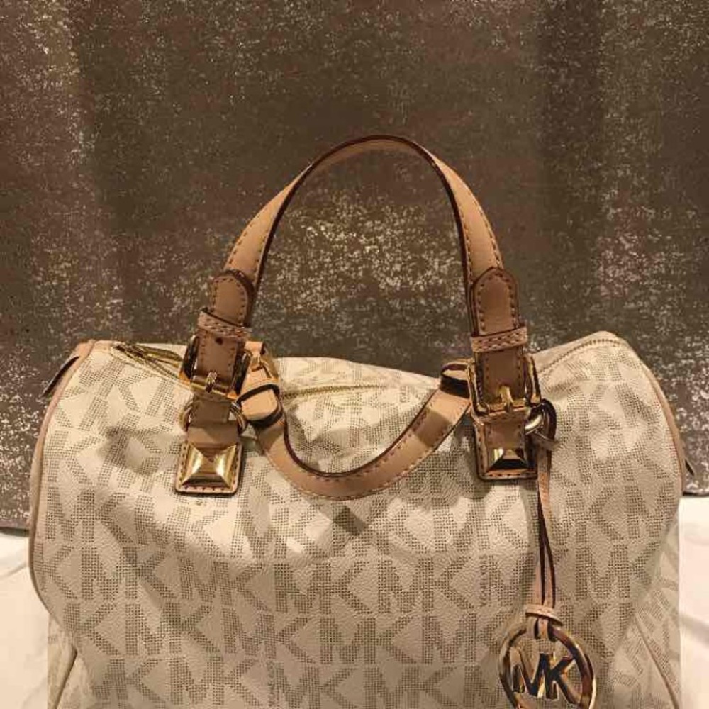 Mk Grayson chain satchel