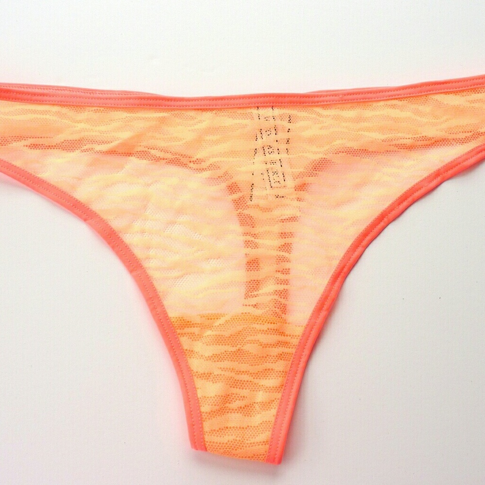 Victoria's Secret Mesh Lace Low Rise Thong Medium