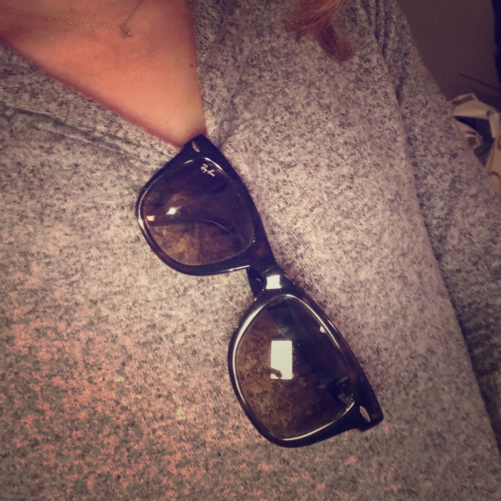 Tortoise shell Folding Wayfarer Raybans