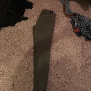 olive green ae jeans