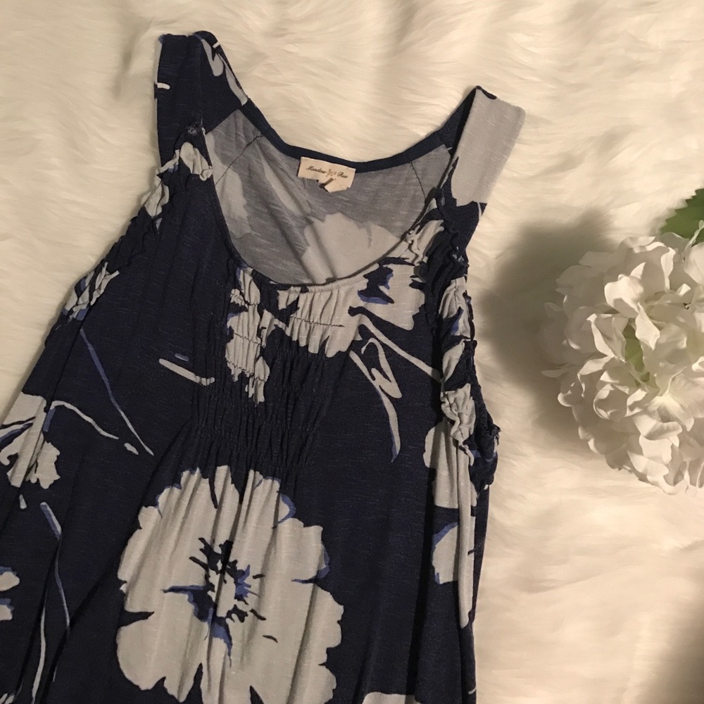 Anthropologie Floral Tank