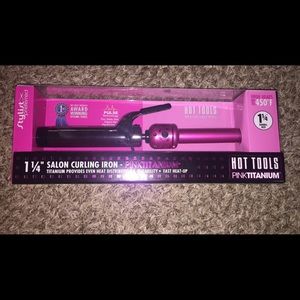 Pink titanium Hot Tools 1 1/4 curling iron