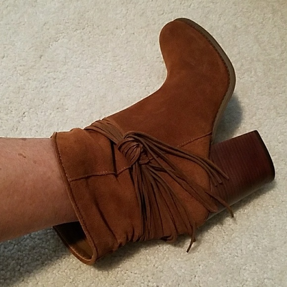 Jessica Simpson Sesley Canela Brown Suede Boot - Picture 6 of 6