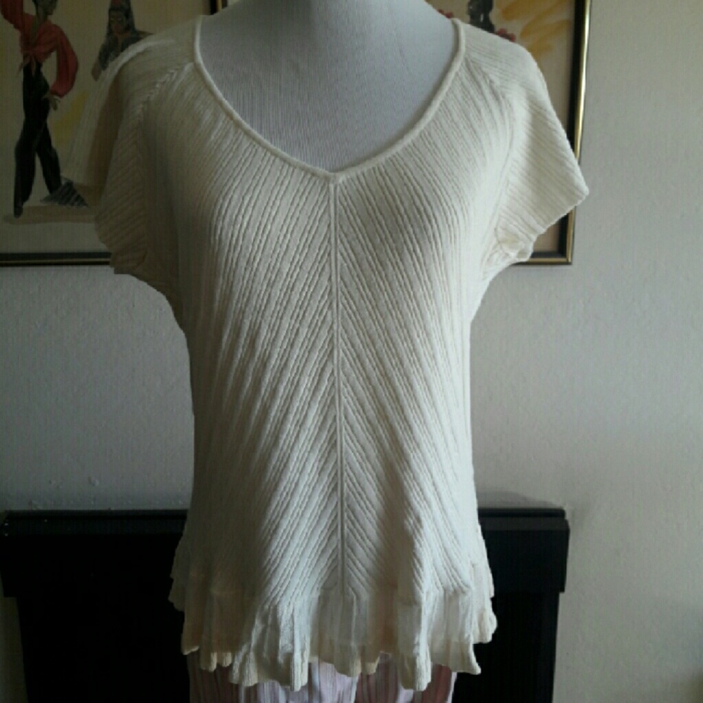 V-neck Knit Top