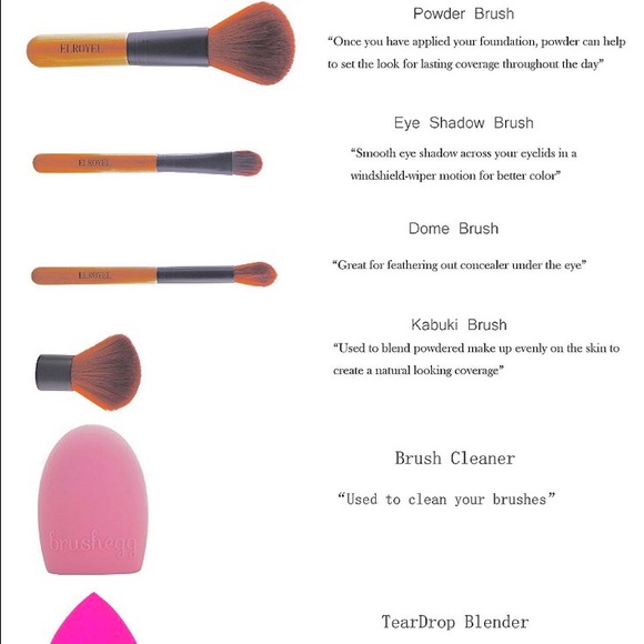 Perfect Makeup Brush/Sponge Carry Kit w/bag - Picture 3 of 4