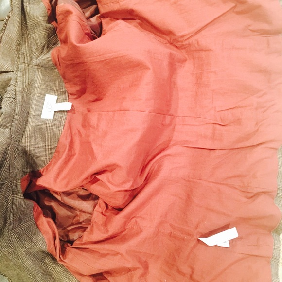 ANN TAYLOR LOFT herringbone flounce fringe blazer - Picture 8 of 8