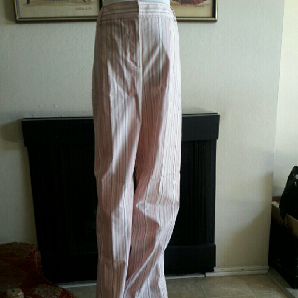 Ann Taylor Pinstripe Trousers