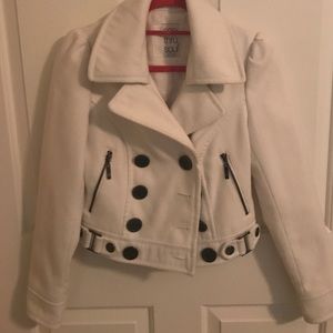 ✨ $5 Flash Sale White Moto Jacket