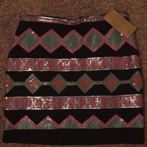 Francesca's Sequin Skirt - NWT