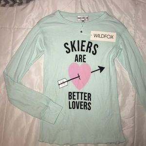 WILDFOX Skiers are better lovers thermal