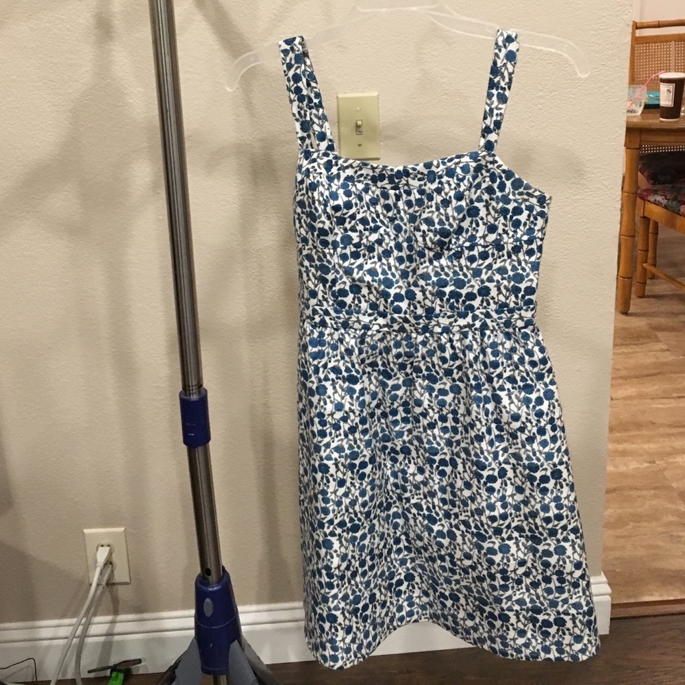 Darling teal floral dress