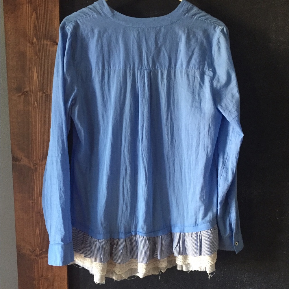 Anthro Holding Horses size 4 top EUC - Picture 5 of 5
