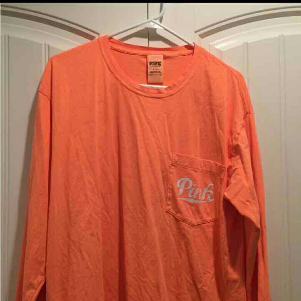 SOLD Victoria's Secret PINK Campus Pocket Tee
